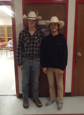 Charlie Perger, 10th Grade; and Timothy Feinng, 10th Grade