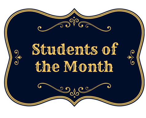 April Students of the Month Honored